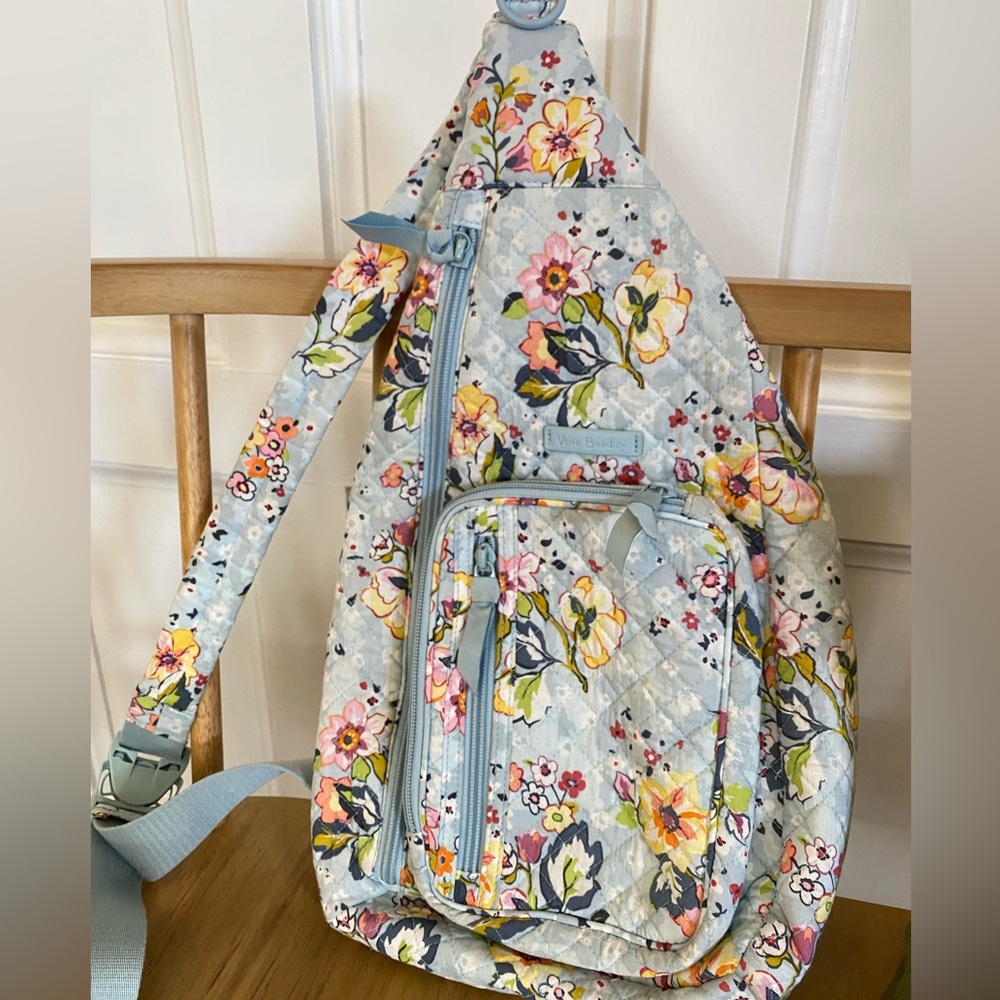 Large Vera Bradley Sling Backpack Bag